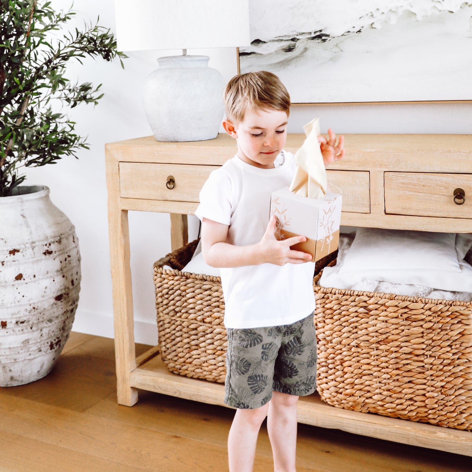 Bamboo Tissues - Unbleached & Hypoallergenic - 9 Boxes