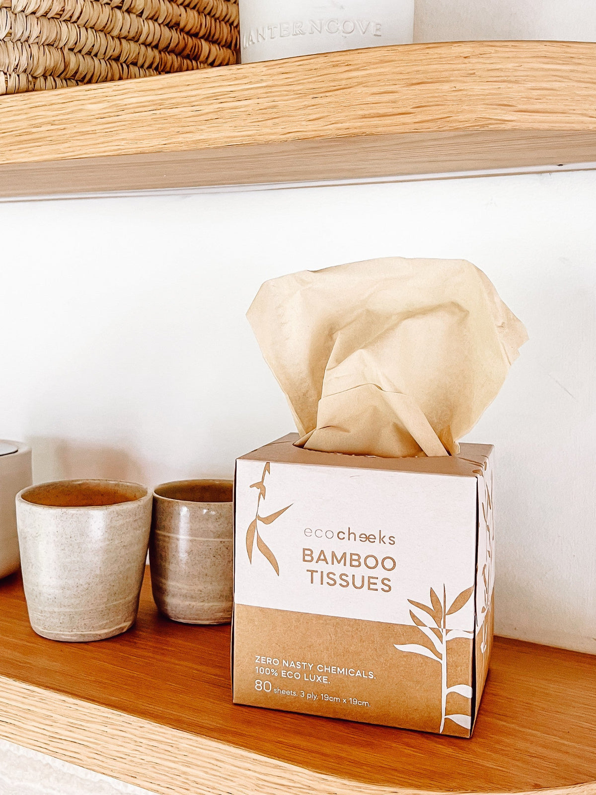 Unbleached bamboo tissues hypoallergenic