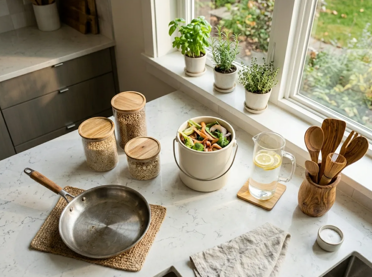 Is your kitchen affecting your hormones - toxic free and low chemical swaps for safter kitchen