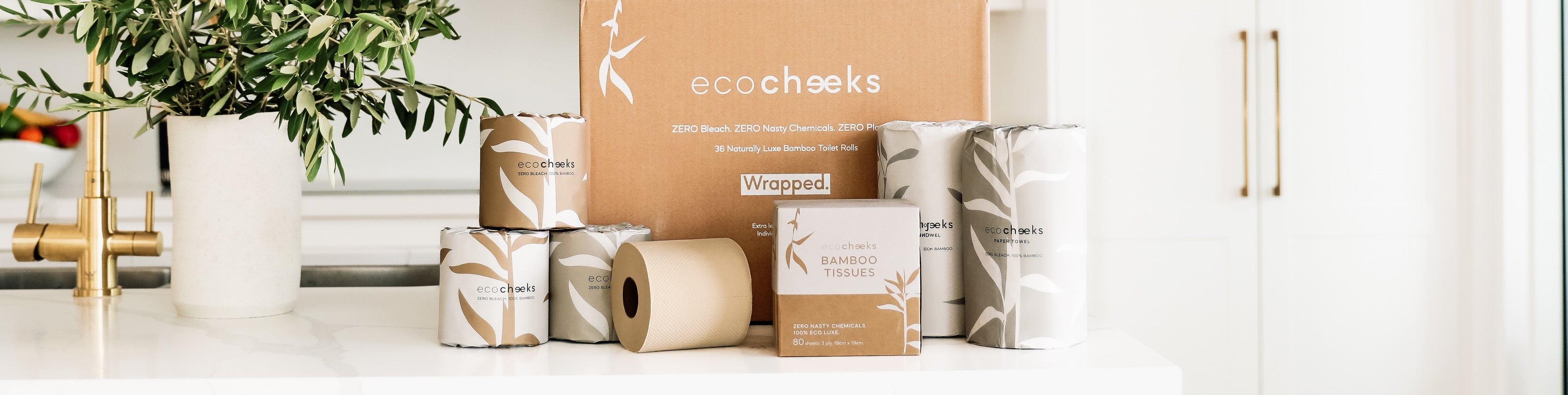 100% bamboo, unbleached toilet paper, paper towels & tissues. Safe, soft and sustainable - delivered straight to your door. Good for you. Great for the planet.