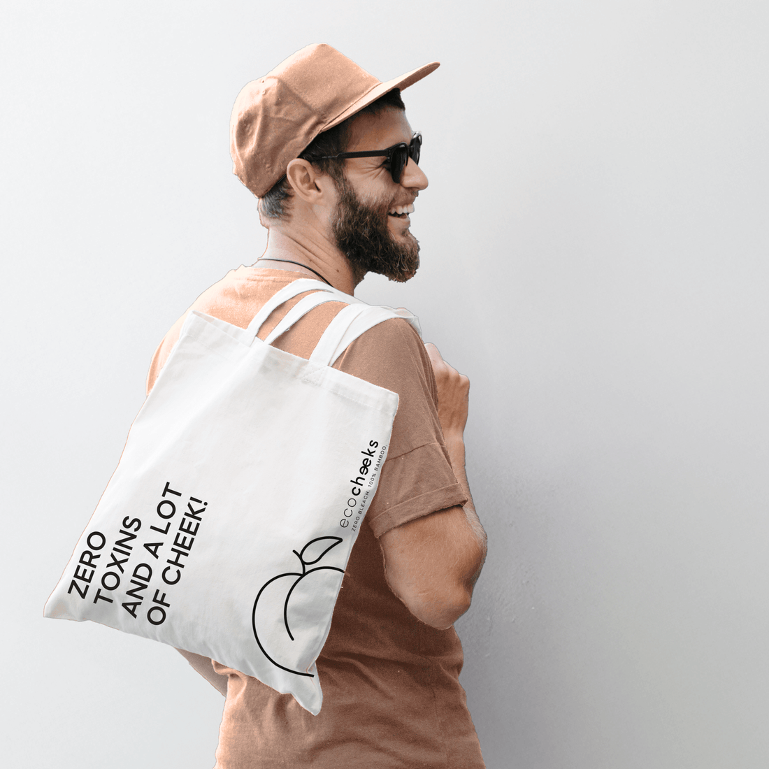 100% natural cotton canvas tote bag