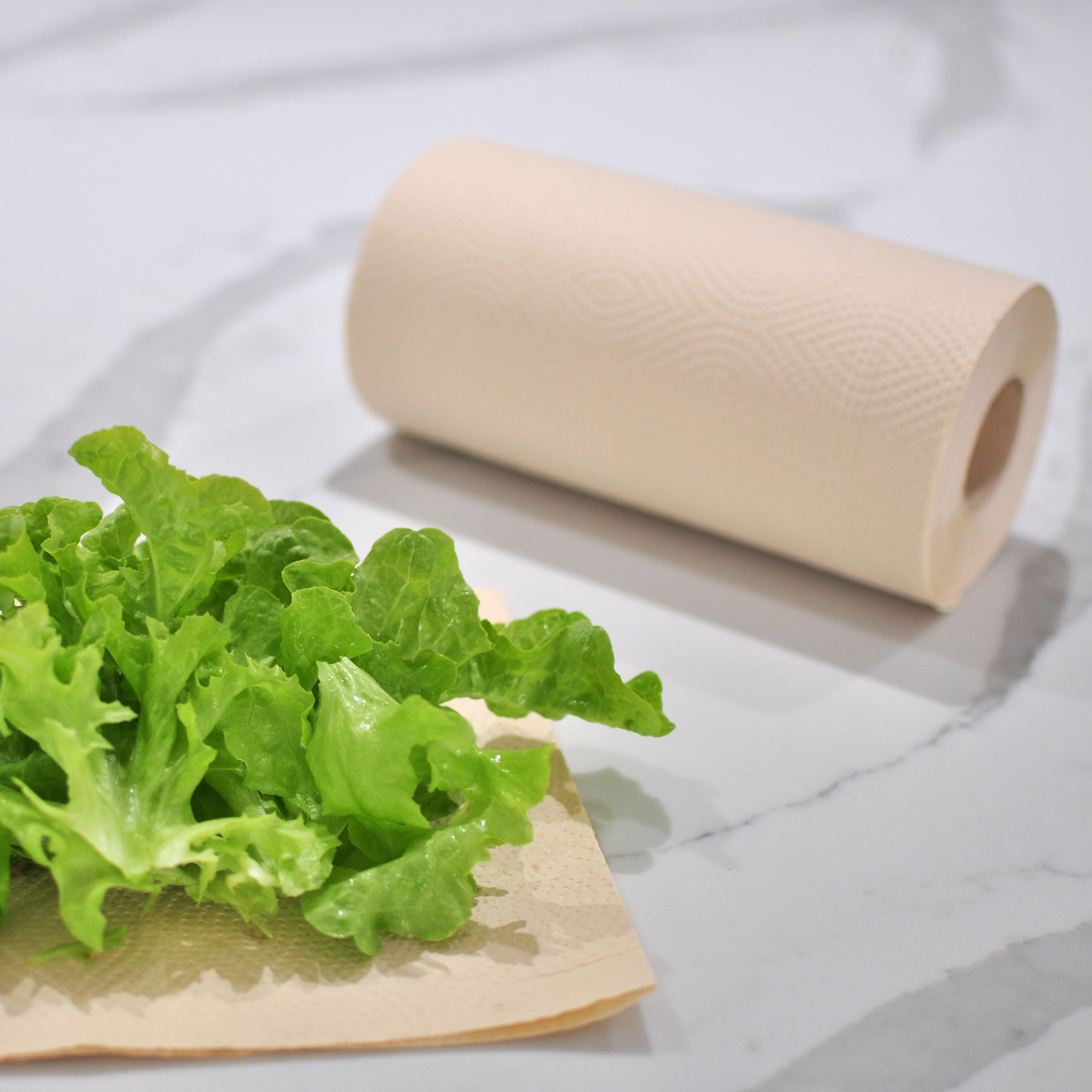 12 Rolls Unbleached Bamboo Paper Towel - Eco Cheeks