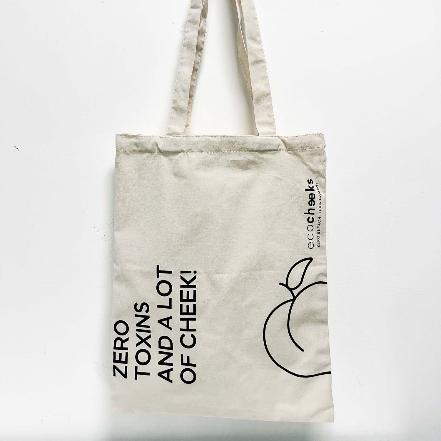 eco cheeks tote bag
