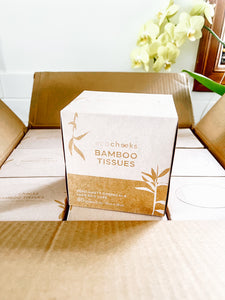 Bamboo Tissues - Unbleached & Hypoallergenic - 9 Boxes