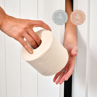 Double NAKED - 2 cartons, 72 rolls bamboo toilet paper