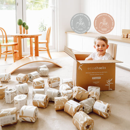 kid and bamboo toilet paper