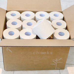 36 NAKED Rolls, Unbleached Bamboo Toilet Paper.